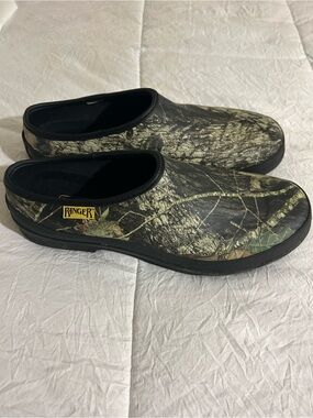 Ranger Men’s Camo Slip-On Loafers - Green/Black